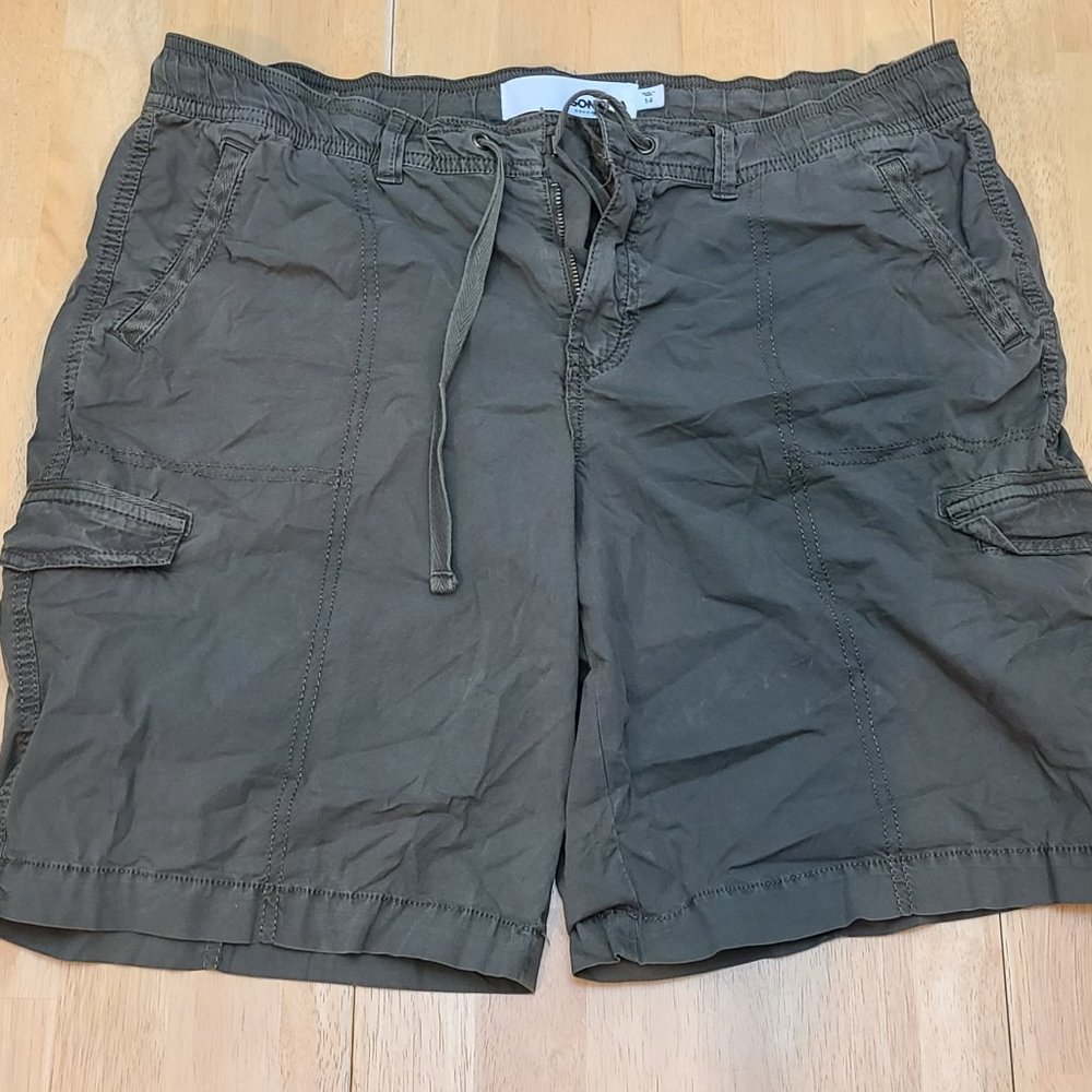 Sonoma Women's Green Cargo Shorts